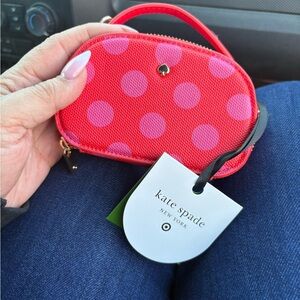 Polka Dot Mini Crossbody Bag - kate spade new york x Target Pink/Red